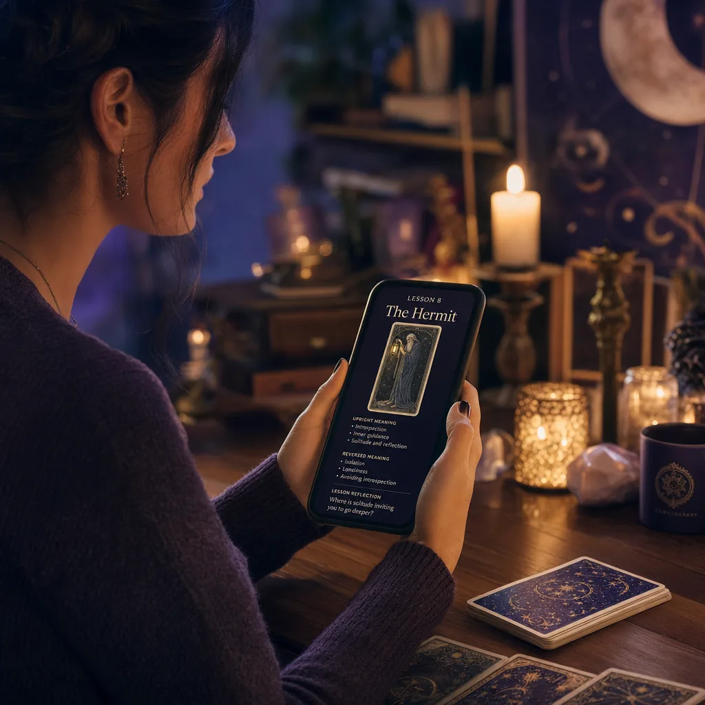 Read the lessons on your phone